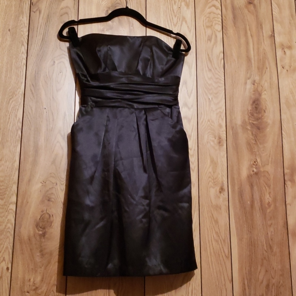 David's Bridal little black dress